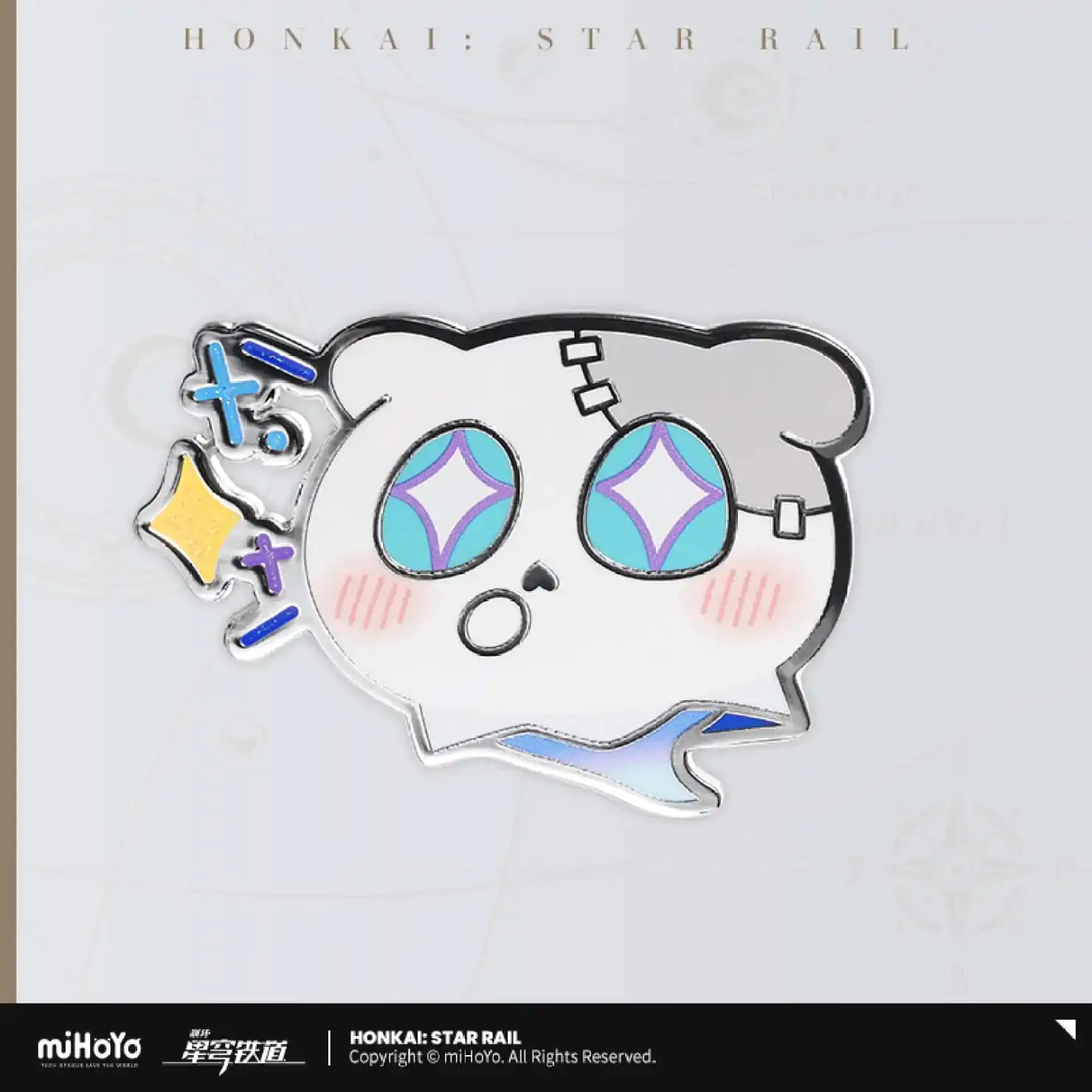 Honkai: Star Rail Wubbaboo Series kitűző Starry Pitiful Anticipation termékfotó