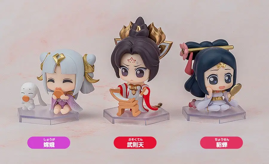 Honor of Kings Qset Chang'e, Wu Zetian &amp; Diaochan akciófigurák 6 cm termékfotó