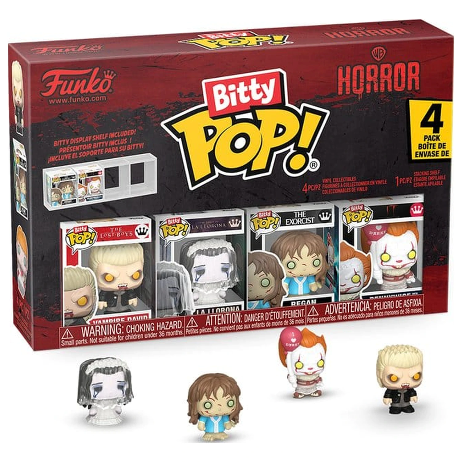 Horror Bitty Funko POP! Vinyl figura 4 db-os csomag David 2,5 cm termékfotó