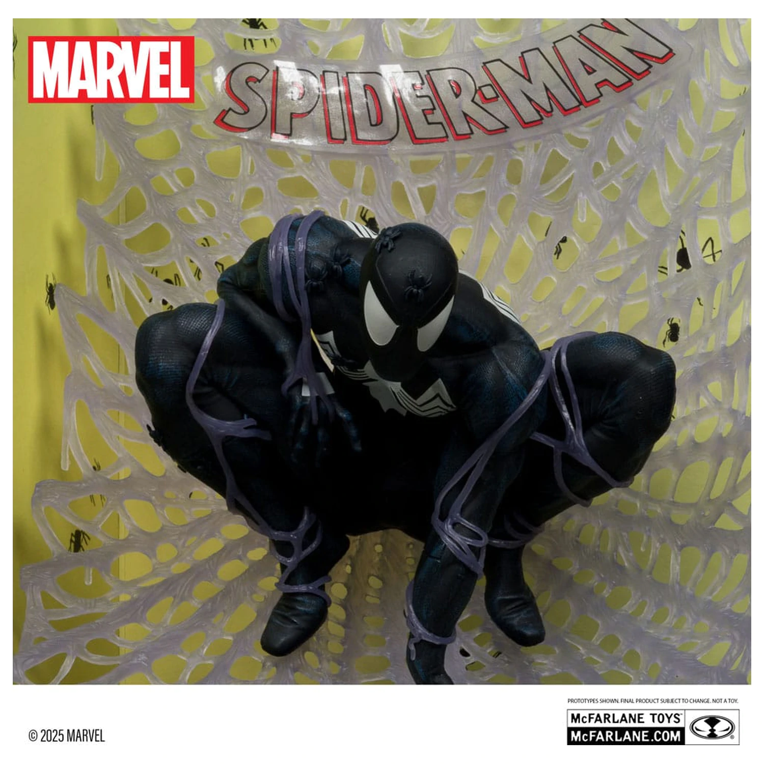 Marvel Collection 1/6 Spider-Man (Spider-Man #1)(Black Suit)(Chase) PVC szobor figura 28 cm termékfotó