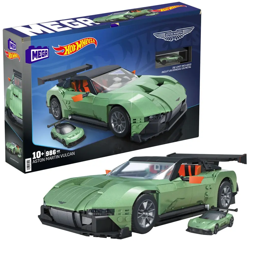 Hot Wheels Mega Construx Aston Martin Vulcan építőjáték csomag 29 cm termékfotó