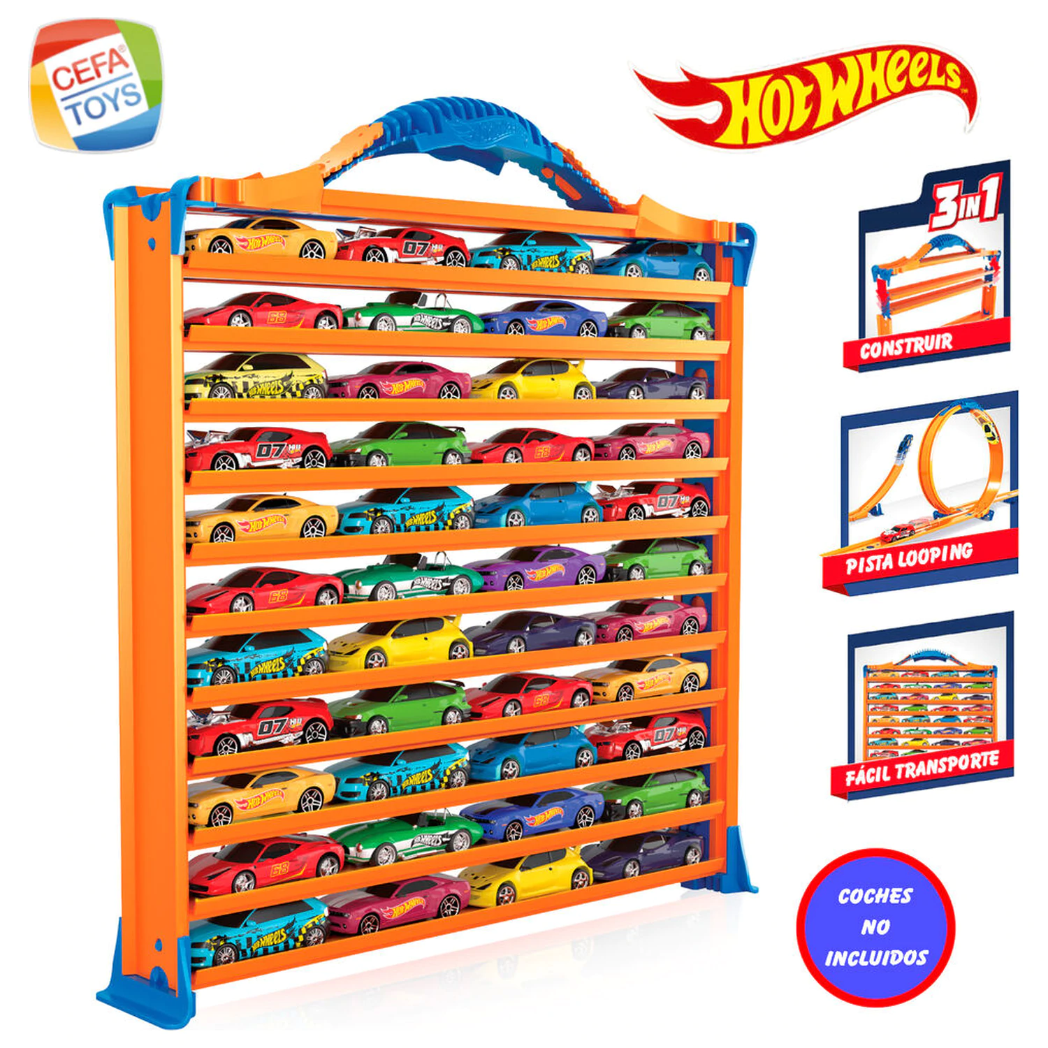 Hot Wheels 3-in-1 autó szállító és versenypálya  termékfotó