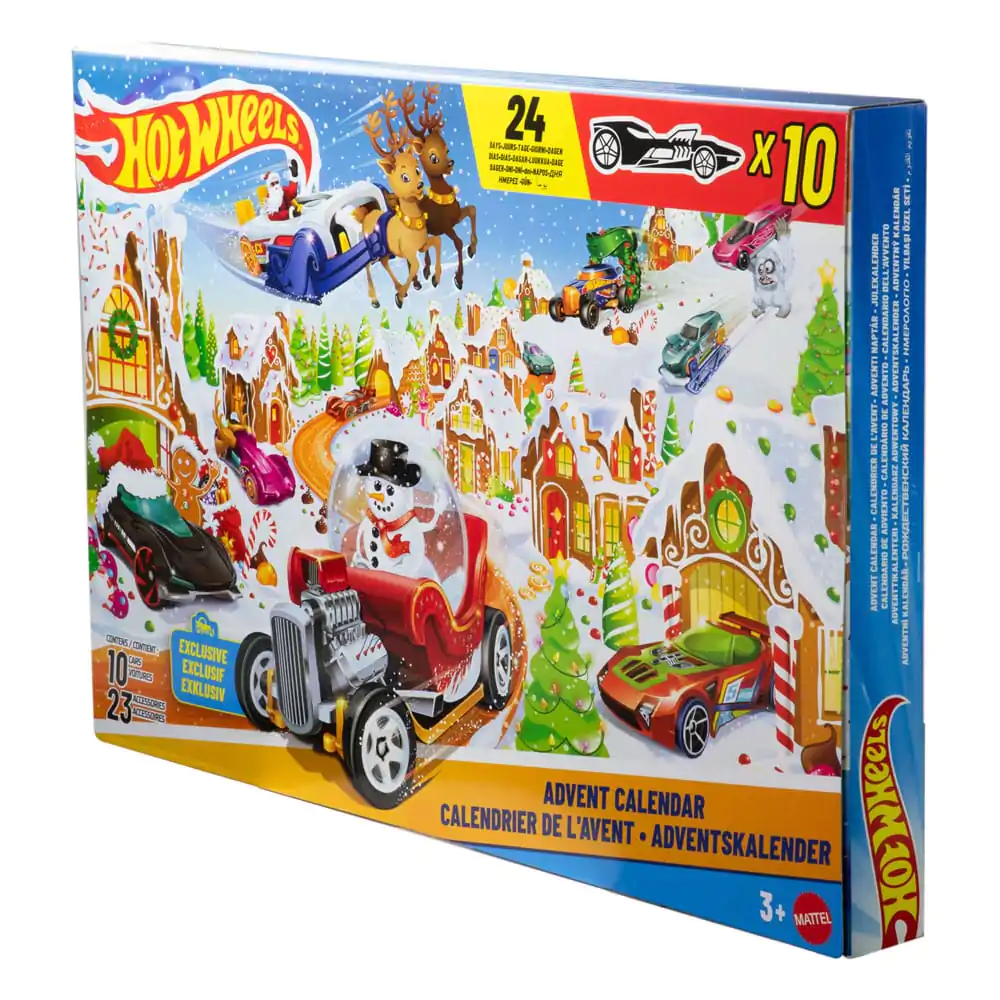 Hot Wheels adventi kalendárium 2025 termékfotó
