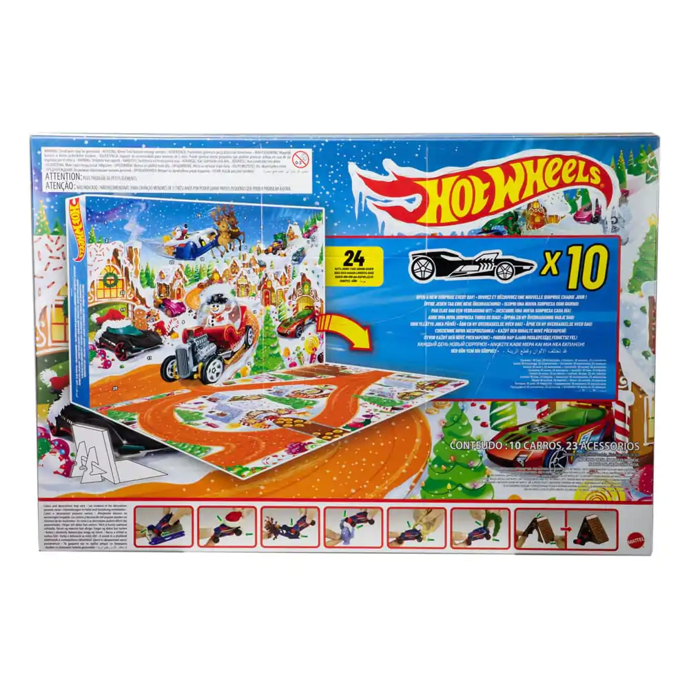 Hot Wheels adventi kalendárium 2025 termékfotó