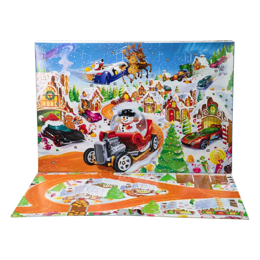 Hot Wheels adventi kalendárium 2025 termékfotó