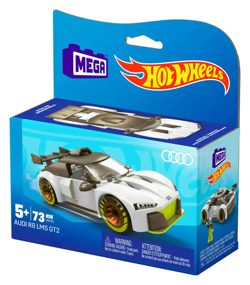Hot Wheels Audi R8 LMS GT2 MEGA építőkészlet 12 cm termékfotó