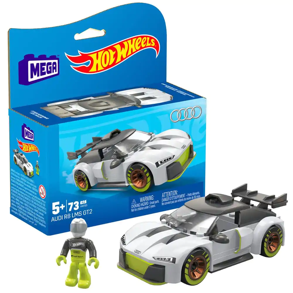 Hot Wheels Audi R8 LMS GT2 MEGA építőkészlet 12 cm termékfotó