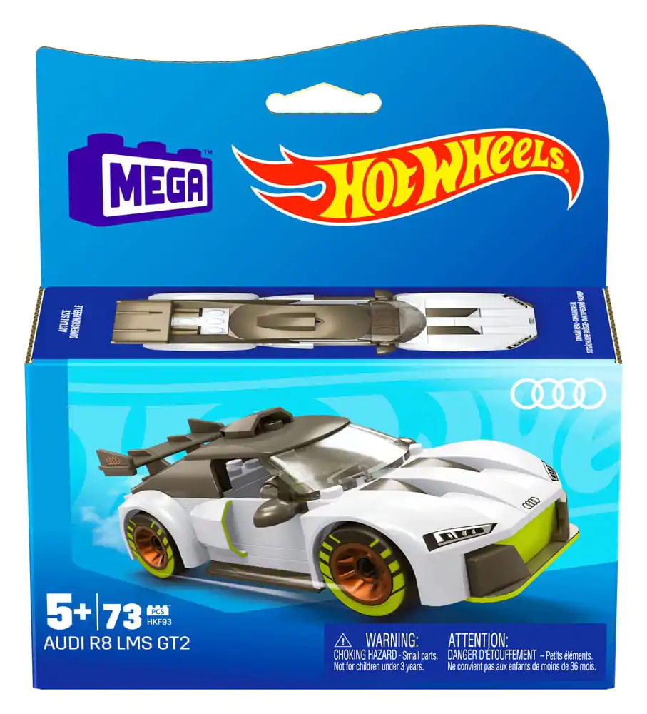 Hot Wheels Audi R8 LMS GT2 MEGA építőkészlet 12 cm termékfotó