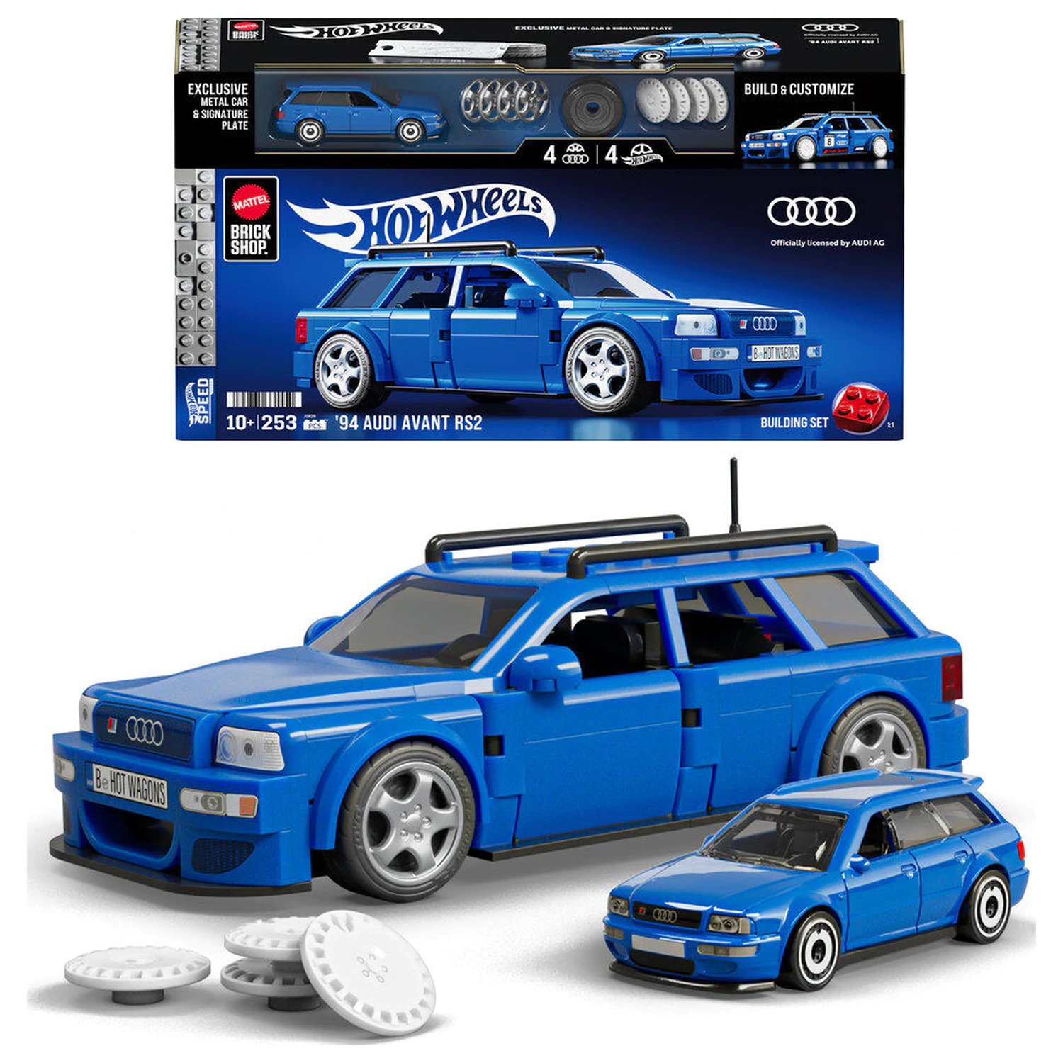 Hot Wheels Audi RS2 Speed építőkészlet termékfotó