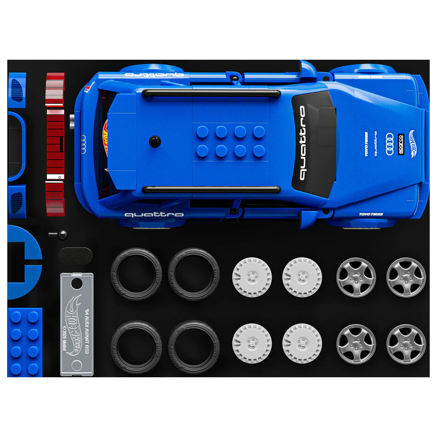 Hot Wheels Audi RS2 Speed építőkészlet termékfotó