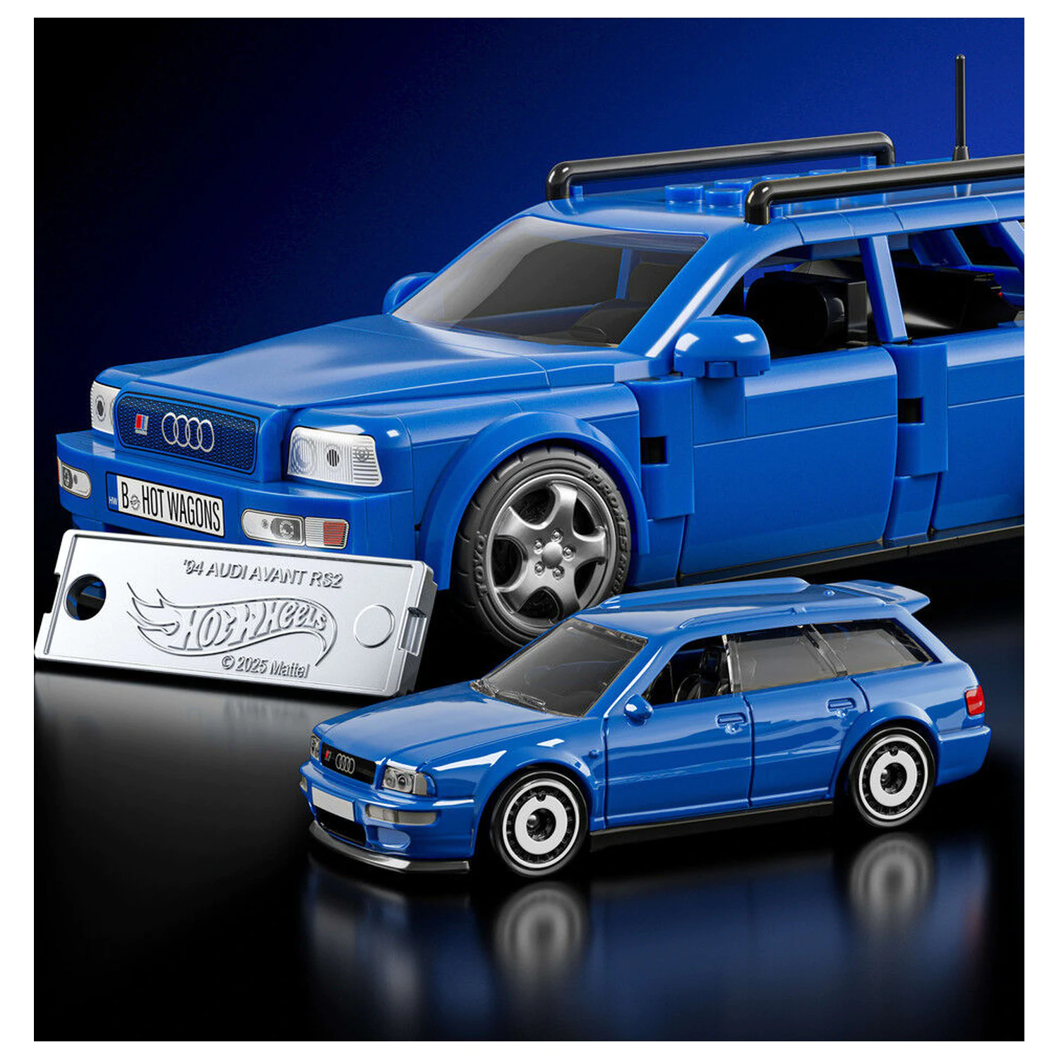 Hot Wheels Audi RS2 Speed építőkészlet termékfotó