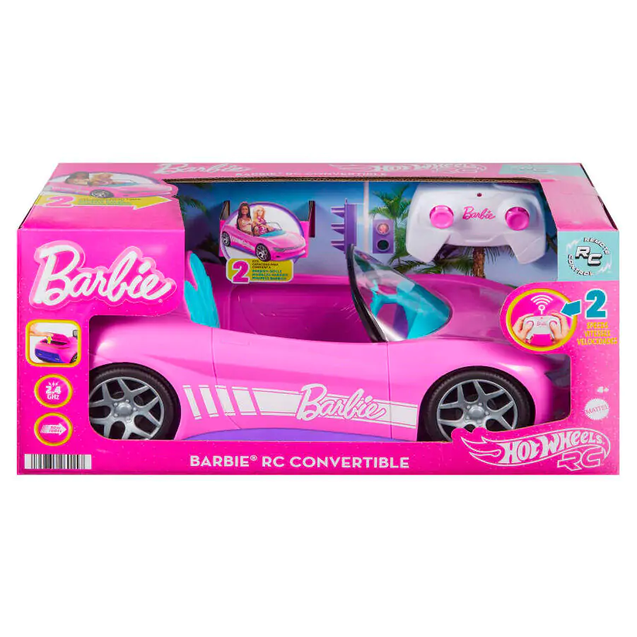 Hot Wheels Barbie Convertible car távirányítós autó termékfotó