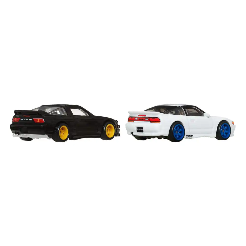 Hot Wheels Car Culture Diecast 1/64 &#039;96 Nissan 180SX Type X &amp; Nissan SilEighty 2 db-os modellautó csomag termékfotó