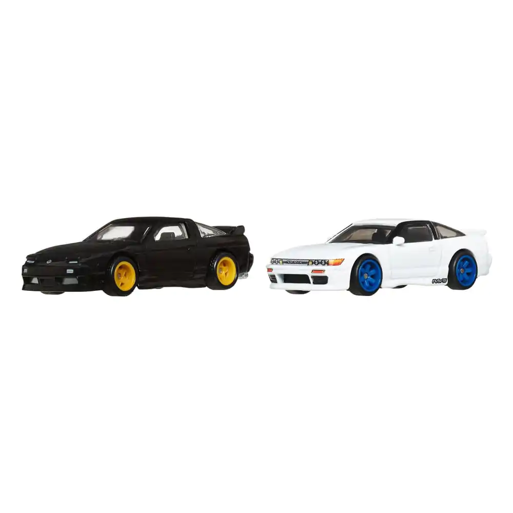 Hot Wheels Car Culture Diecast 1/64 &#039;96 Nissan 180SX Type X &amp; Nissan SilEighty 2 db-os modellautó csomag termékfotó