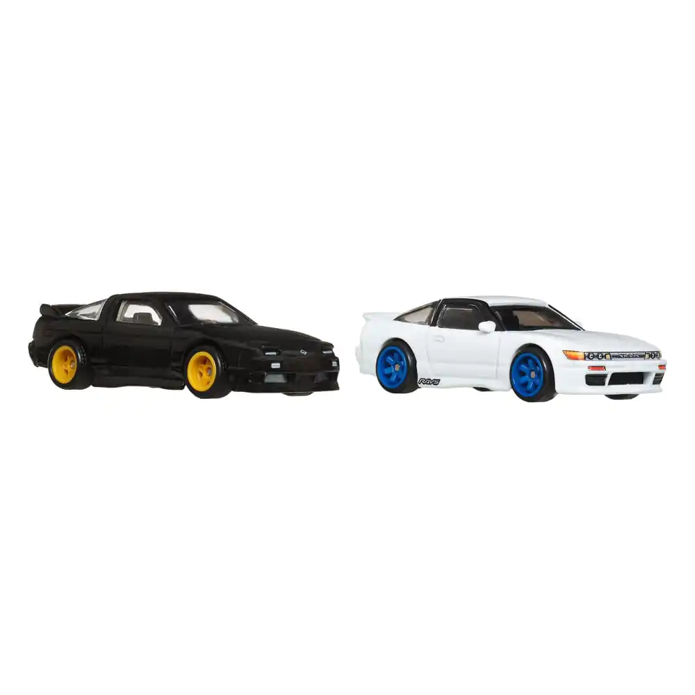 Hot Wheels Car Culture Diecast 1/64 &#039;96 Nissan 180SX Type X &amp; Nissan SilEighty 2 db-os modellautó csomag termékfotó