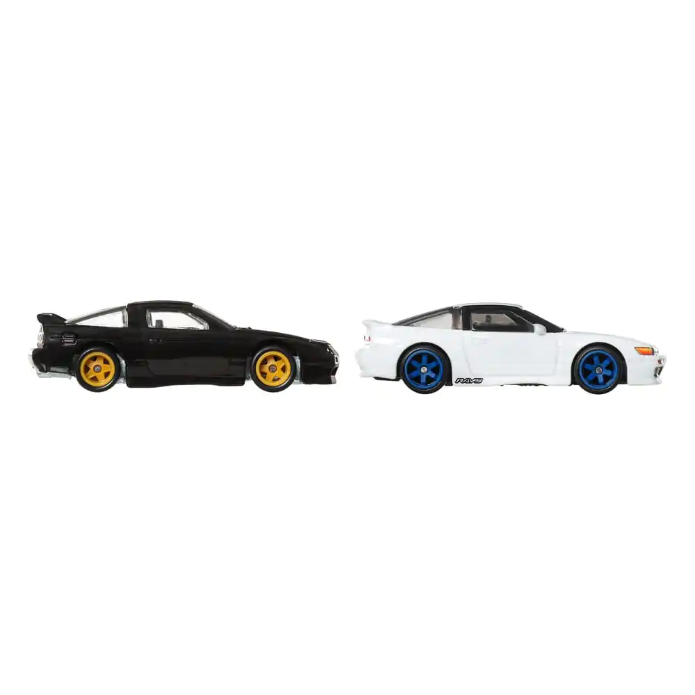 Hot Wheels Car Culture Diecast 1/64 &#039;96 Nissan 180SX Type X &amp; Nissan SilEighty 2 db-os modellautó csomag termékfotó