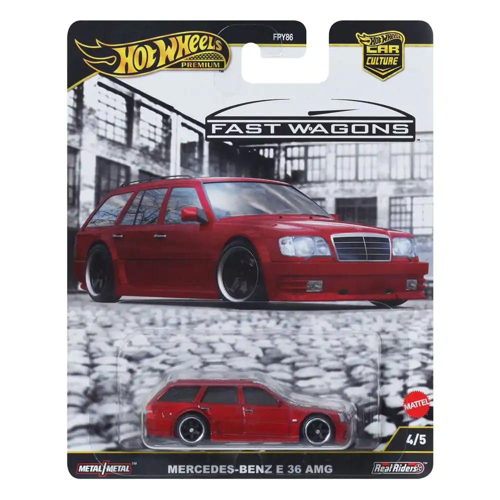 Hot Wheels Car Culture Diecast 1/64 Mercedes-Benz E 36 AMG modellautó termékfotó