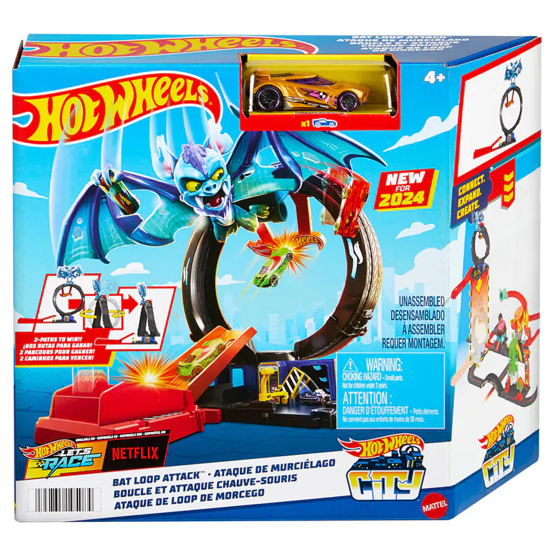 Hot Wheels City Bat Loop Attack termékfotó