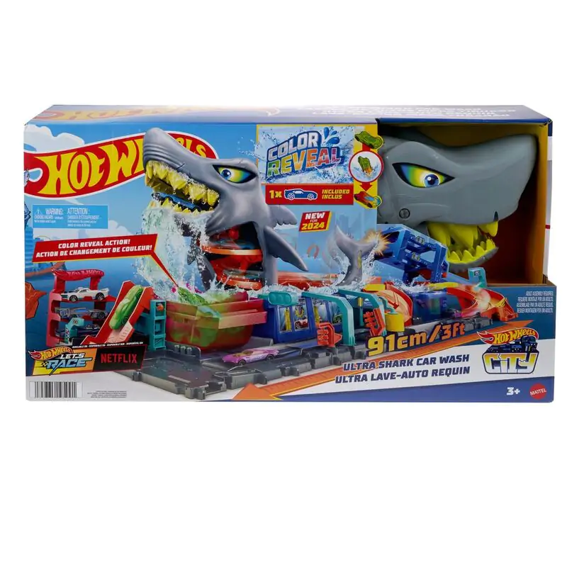 Hot Wheels City Ultra Shark Car Wash termékfotó