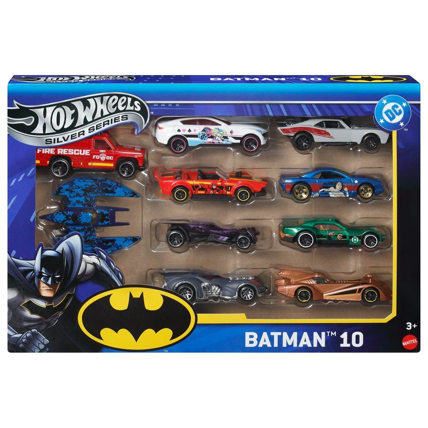 Hot Wheels DC Universe Batman 10 db-os autó csomag  termékfotó