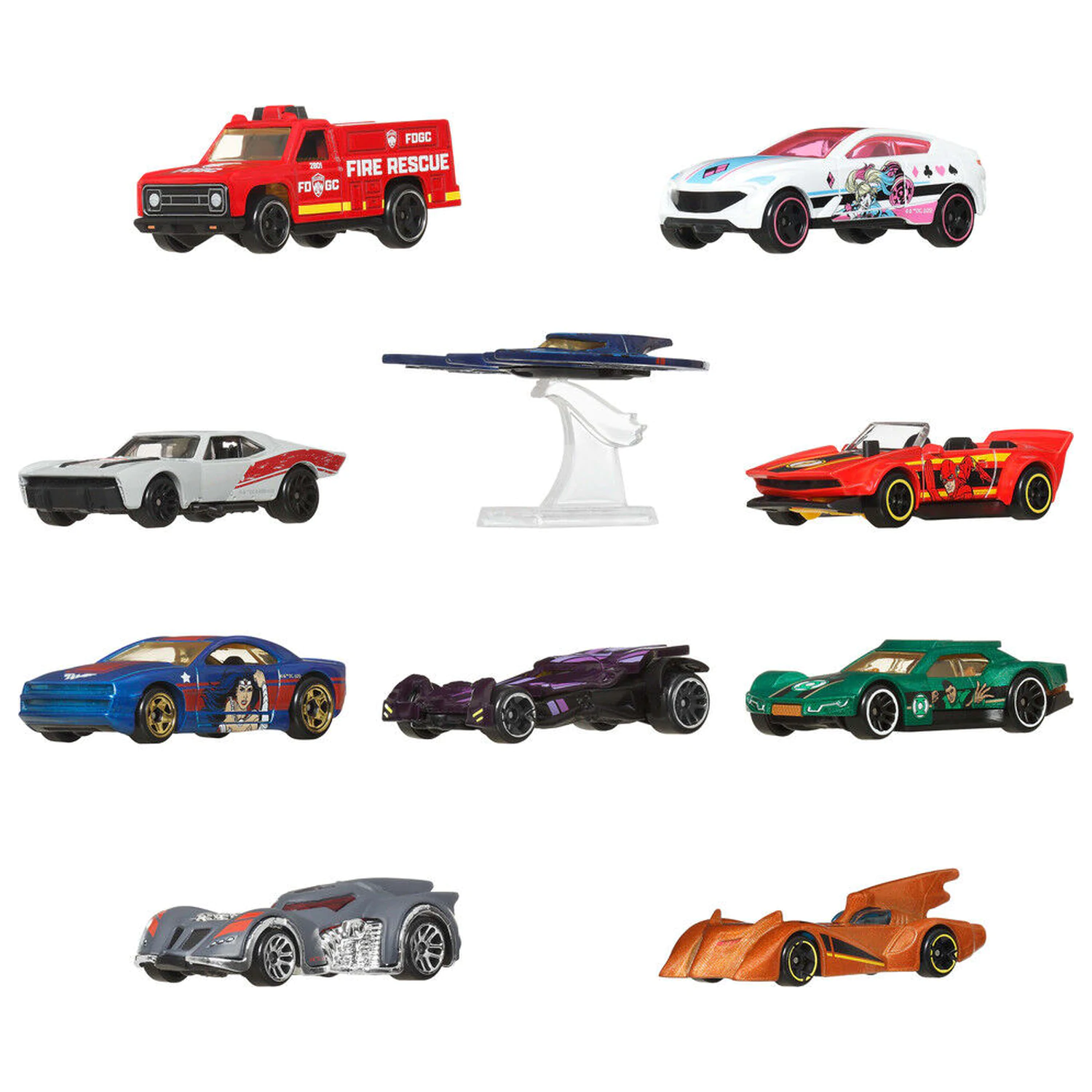 Hot Wheels DC Universe Batman 10 db-os autó csomag  termékfotó