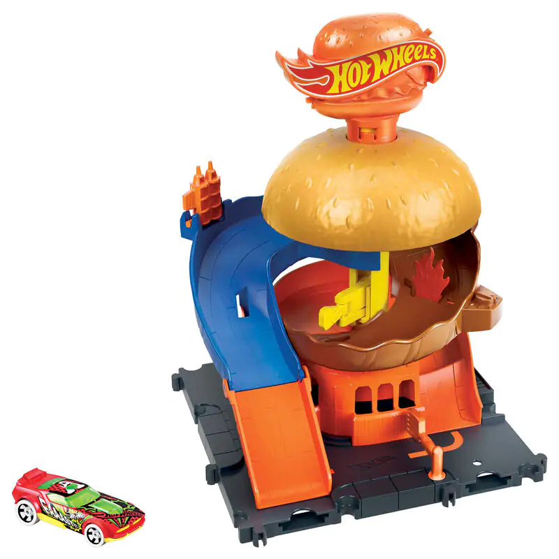 Hot Wheels Downtown Burger Drive-Thru termékfotó