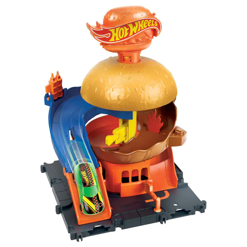 Hot Wheels Downtown Burger Drive-Thru termékfotó
