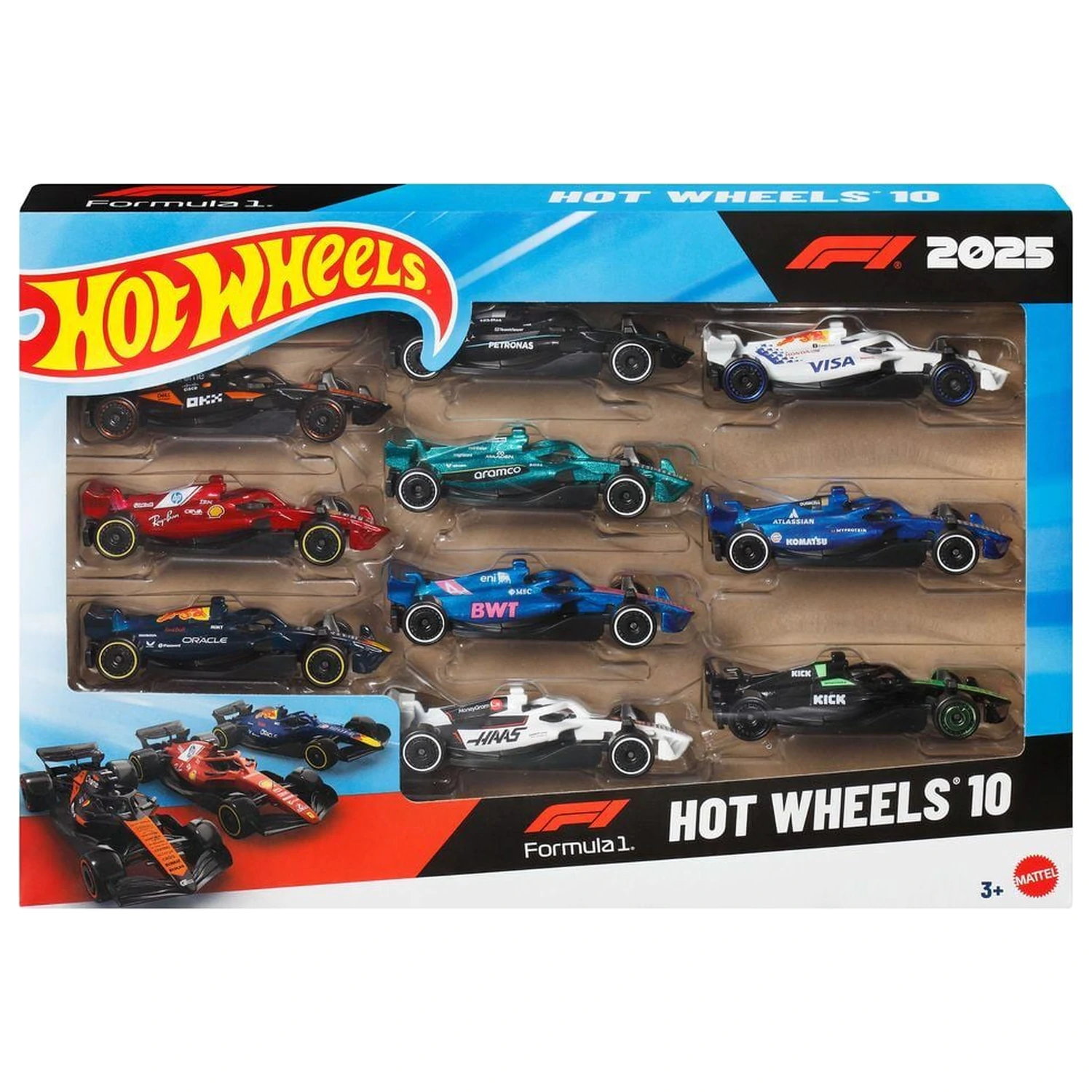 Hot Wheels F1 10 db-os autó csomag termékfotó