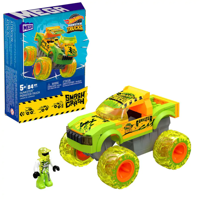 Hot Wheels Gunkster Monster Truck MEGA Construx termékfotó