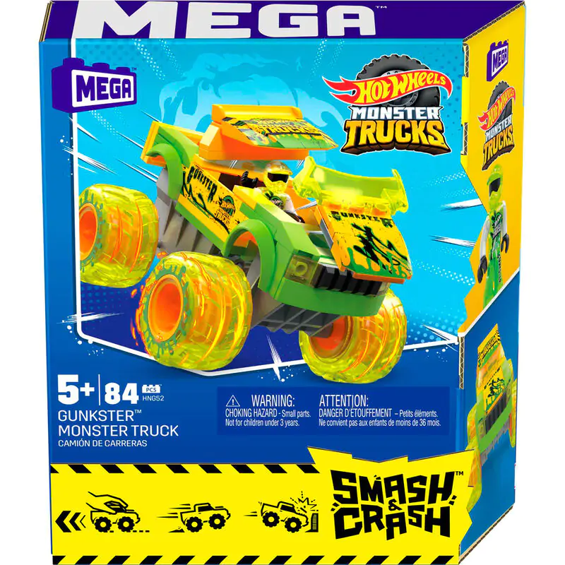 Hot Wheels Gunkster Monster Truck MEGA Construx termékfotó