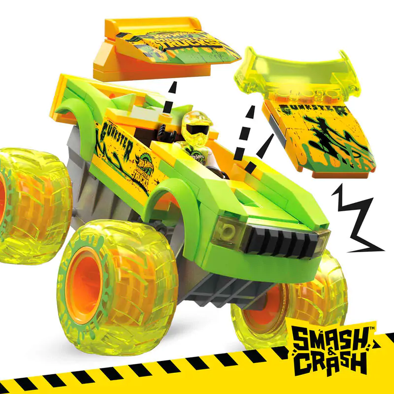 Hot Wheels Gunkster Monster Truck MEGA Construx termékfotó