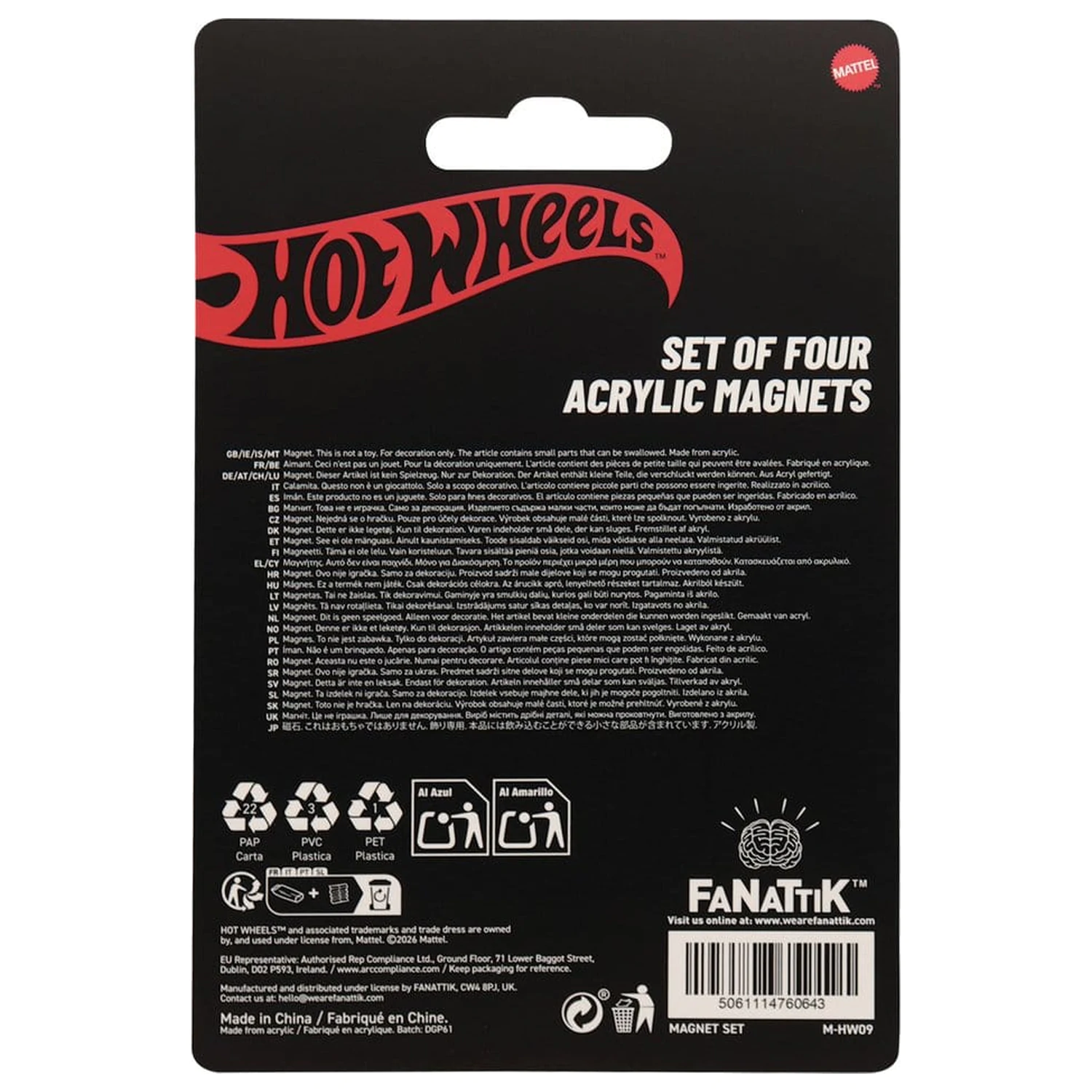 Hot Wheels hűtőmágnes csomag Location termékfotó