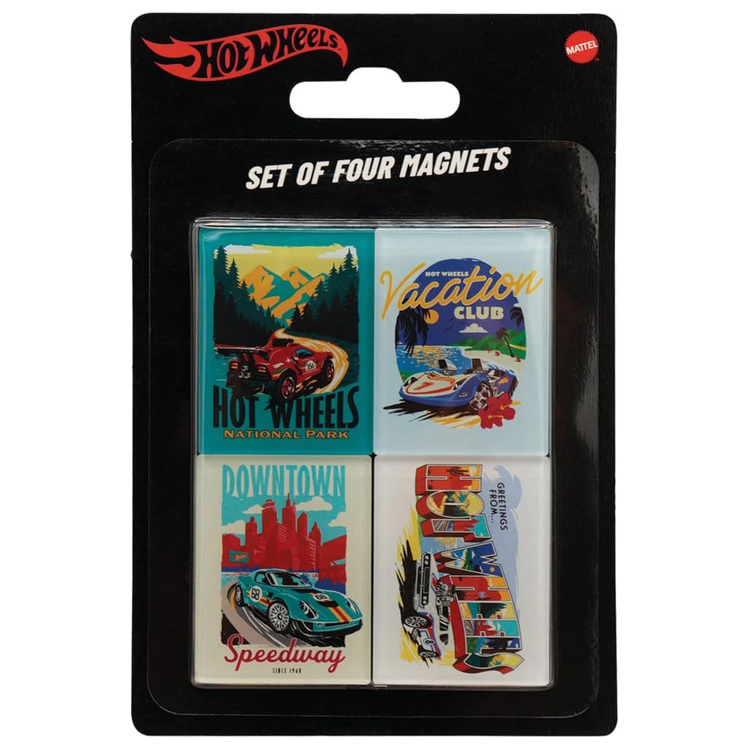 Hot Wheels hűtőmágnes csomag Location termékfotó