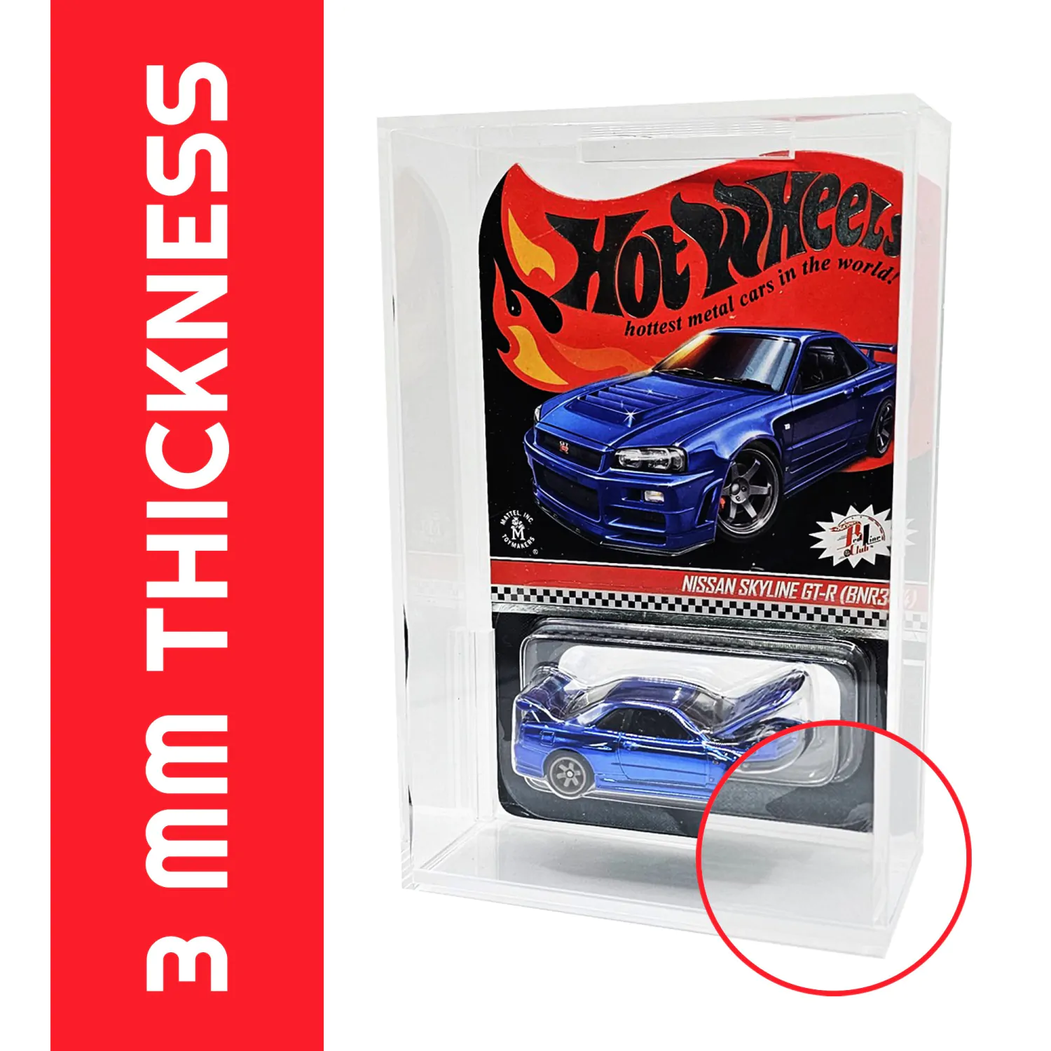Hot Wheels Mainline 2 db-os akril védőtok csomag termékfotó