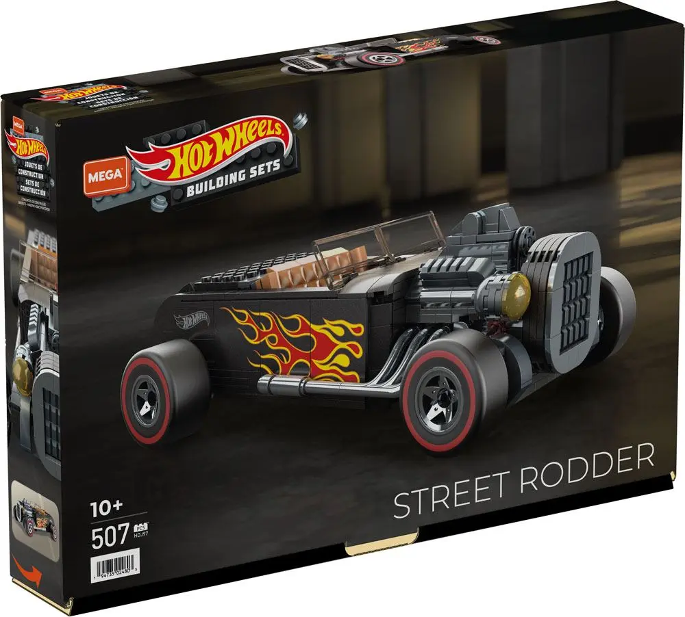 Hot Wheels Mega Construx Construction Set Street Rodder 23 cm termékfotó