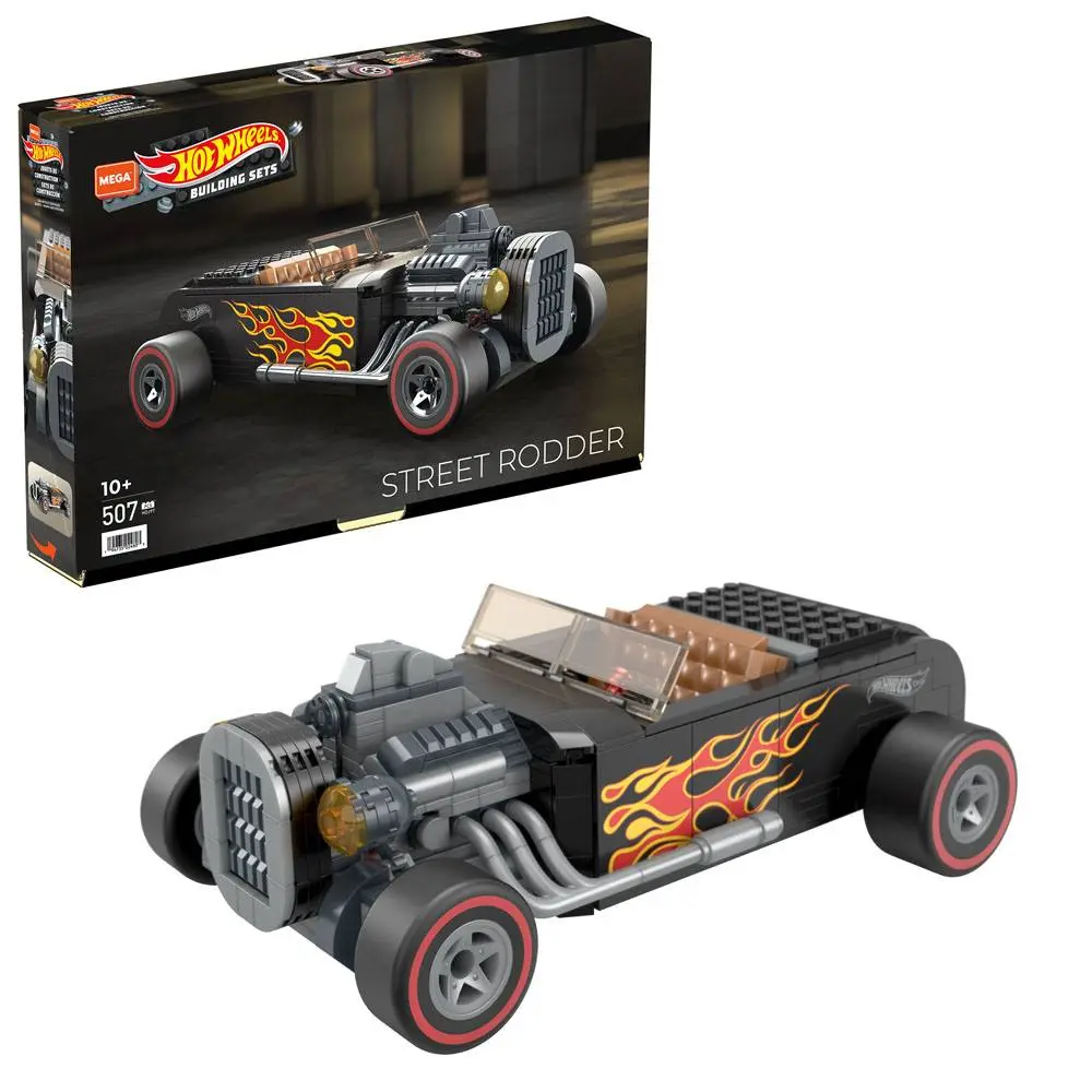 Hot Wheels Mega Construx Construction Set Street Rodder 23 cm termékfotó
