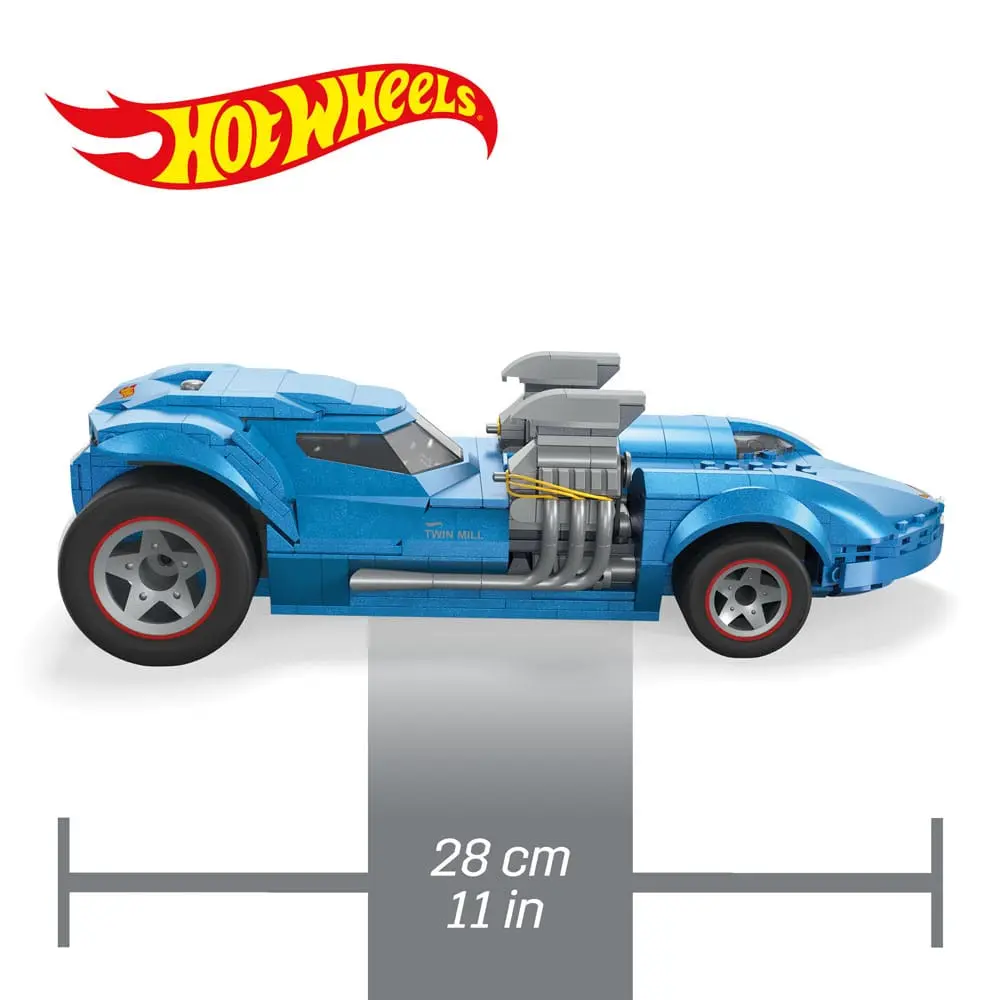 Hot Wheels Mega Construx Construction Set Twin Mill 28 cm termékfotó