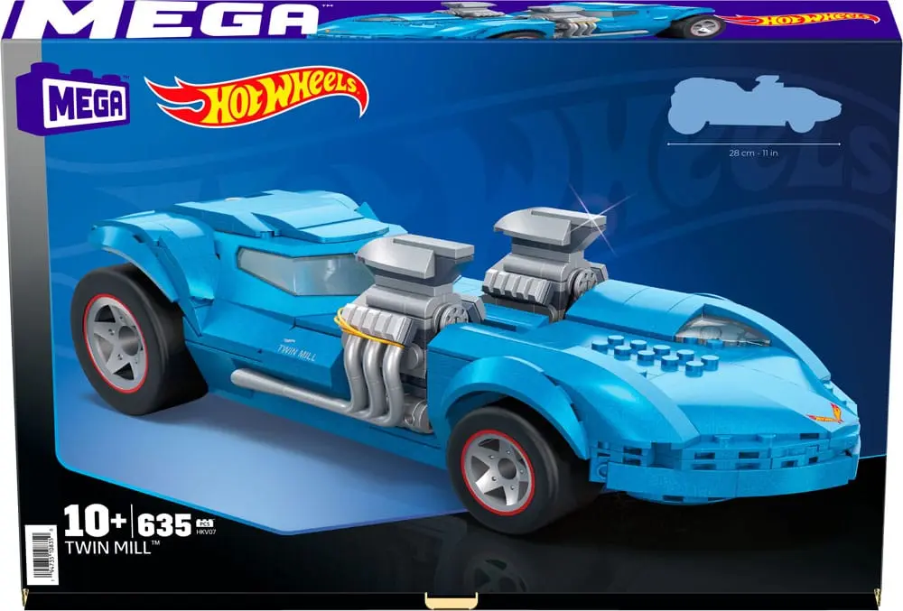 Hot Wheels Mega Construx Construction Set Twin Mill 28 cm termékfotó