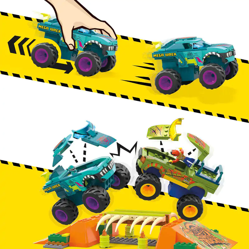 Hot Wheels Mega-Wrex Monster Trucks MEGA Construx termékfotó