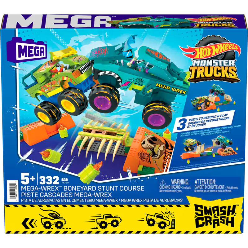 Hot Wheels Mega-Wrex Monster Trucks MEGA Construx termékfotó