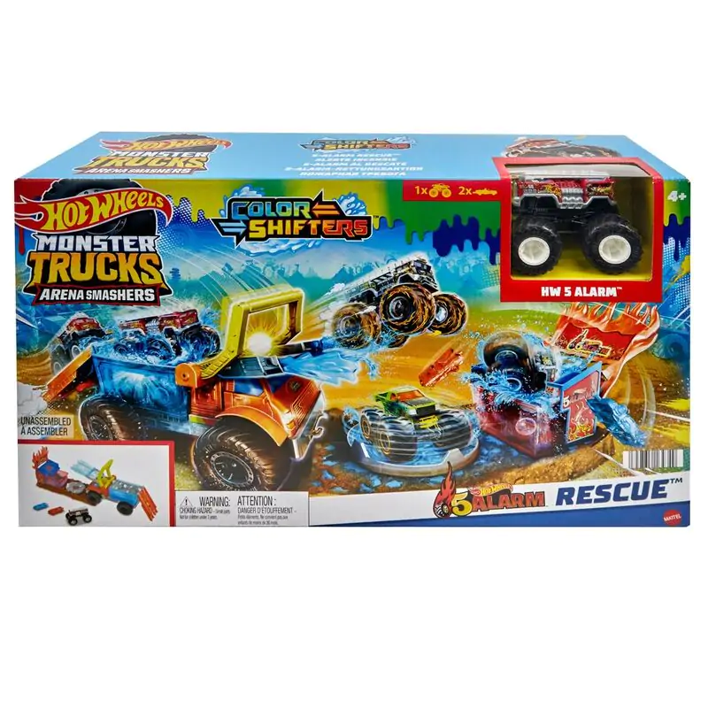 Hot Wheels Monster Trucks Arena Smashers Rescue termékfotó