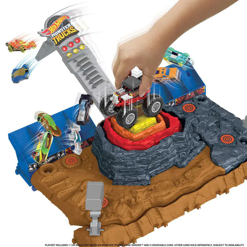 Hot Wheels Monster Trucks Arena Smashers Ultimate Crush Yard termékfotó