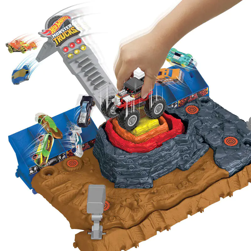 Hot Wheels Monster Trucks Arena Smashers Ultimate Crush Yard termékfotó