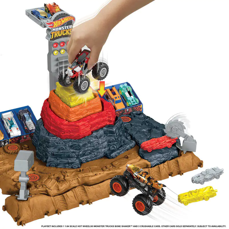 Hot Wheels Monster Trucks Arena Smashers Ultimate Crush Yard termékfotó