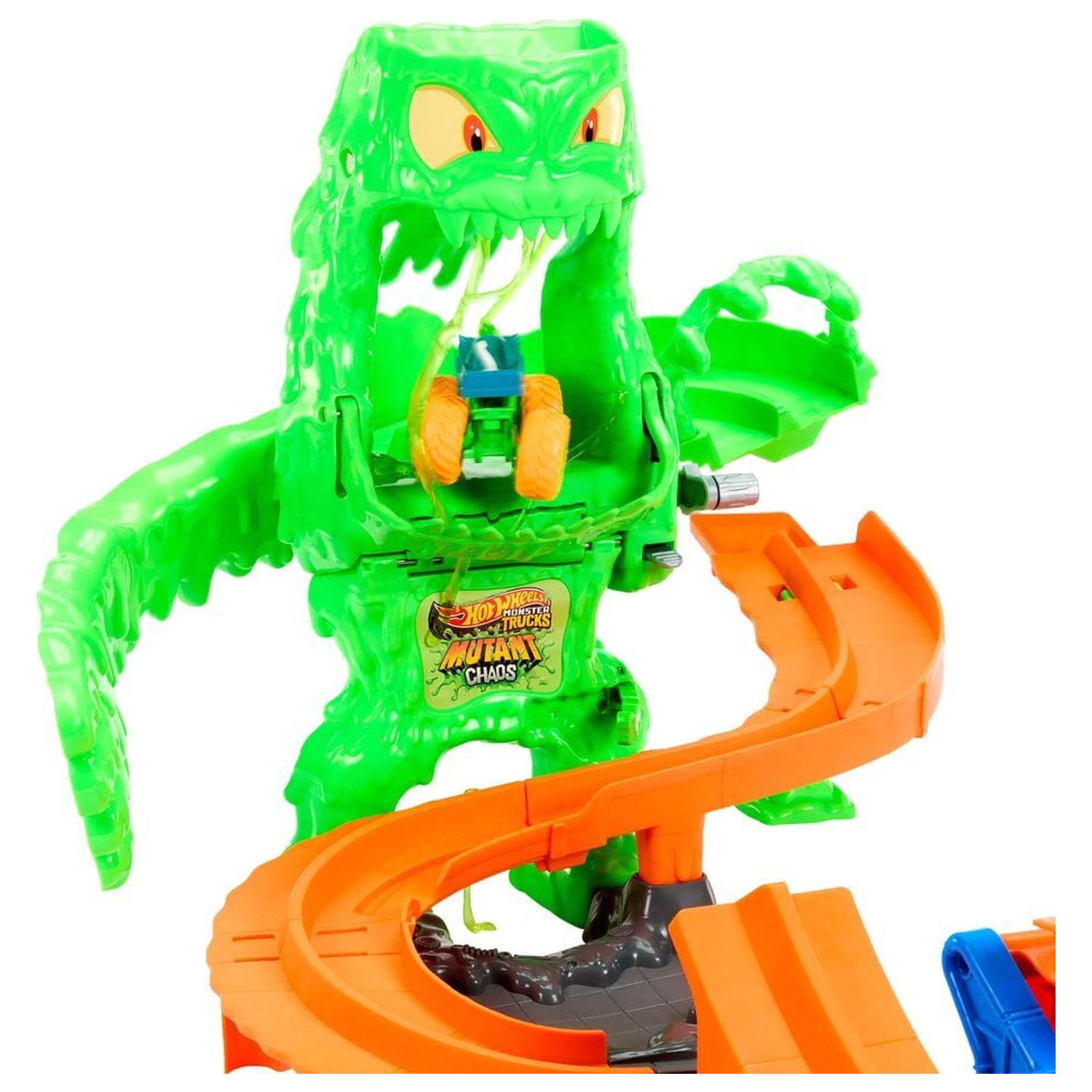 Hot Wheels Monster Trucks Mutant Chaos Monster Takedown játékkészlet termékfotó