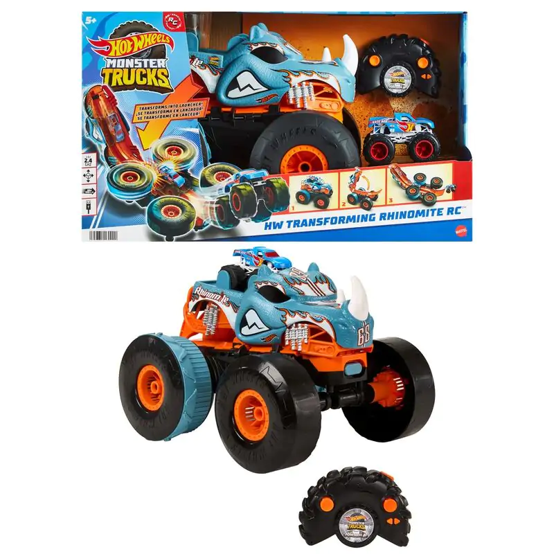 Hot Wheels Monster Trucks Rhinomite radio control car termékfotó