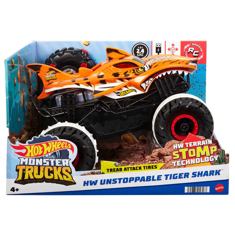 Hot Wheels Monster Trucks Unstoppable Tiger Shark termékfotó