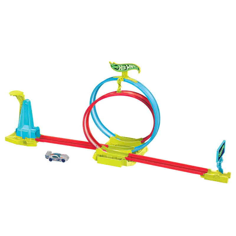 Hot Wheels Neon Speeders Laser Stunt Slamway termékfotó