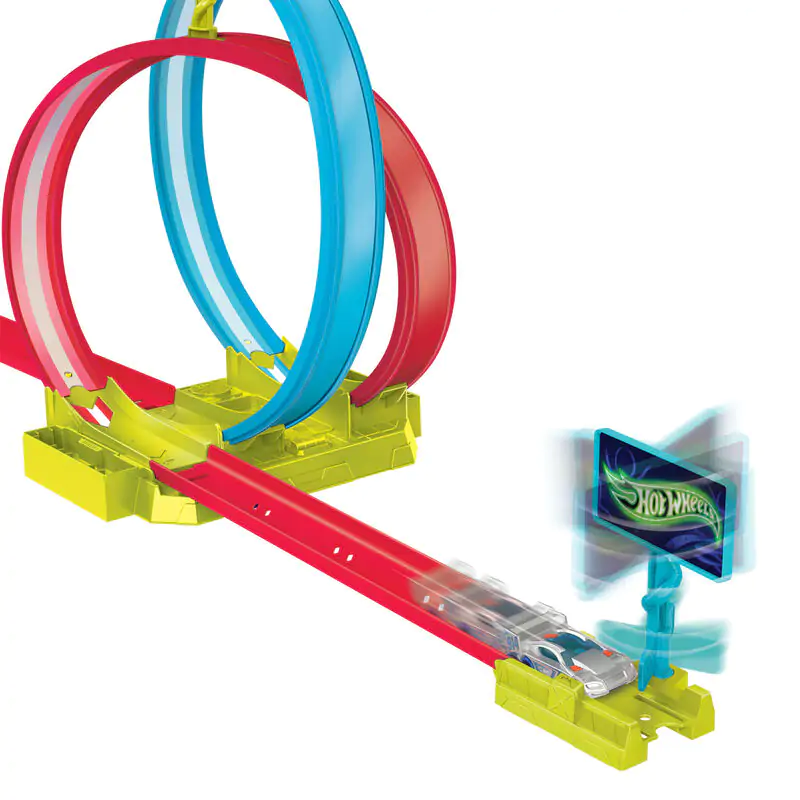 Hot Wheels Neon Speeders Laser Stunt Slamway termékfotó