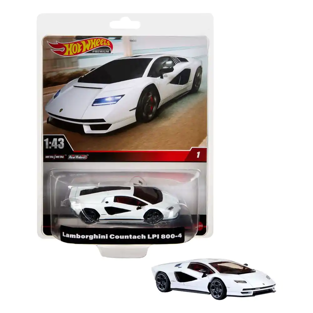 Hot Wheels Premium Diecast 1/43 Lamborghini Countach LPI 800-4 jármű termékfotó